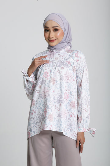 The Botanika Blouse in White